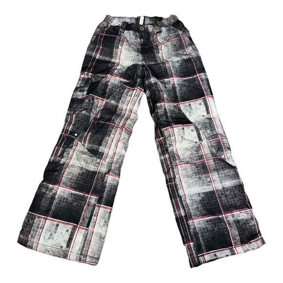 ZeroXposur Girl’s Plaid Snow Pants - Picture 2 of 4